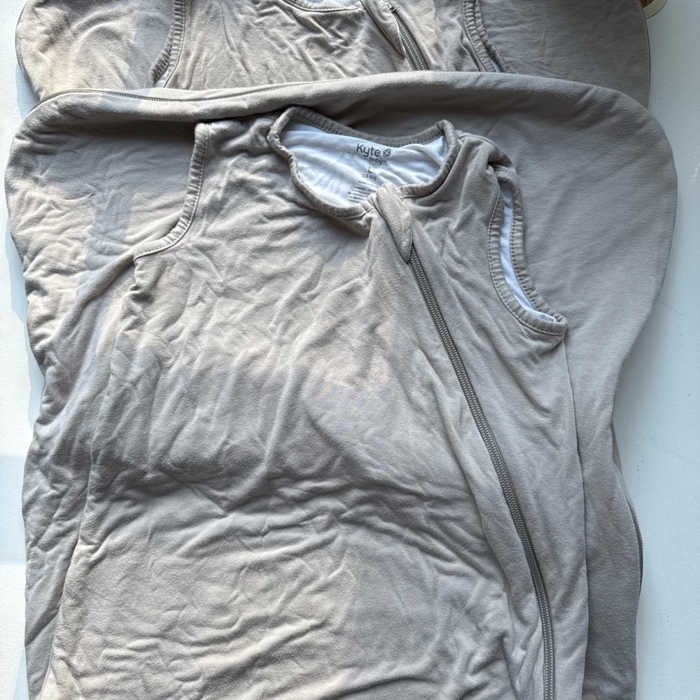 Kyte Baby Sleep Sack in Gray (L, .5 TOG, 1 sleep sack)
